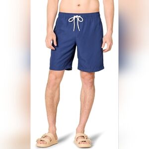 Men's 9" Swim Trunks with Mesh Lining, Pockets, Drawstring Closure size XXL